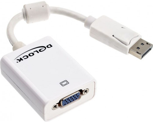 Delock DisplayPort - D-Sub (VGA) 0.1m (61766)