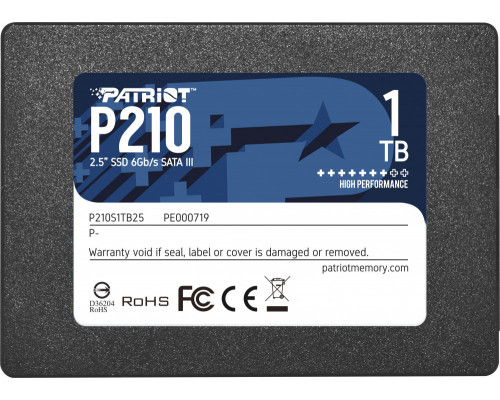 SSD Patriot P210 1TB 2.5" SATA III (P210S1TB25)