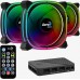 Aerocool Astro 12 Pro 3-pack + HUB + Pilot (ACF3-AT10217.02)