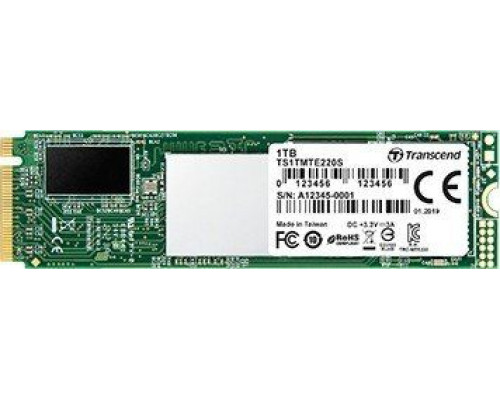 SSD Transcend 220S 2TB M.2 2280 PCI-E x4 Gen3 NVMe (TS2TMTE220S)