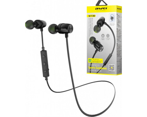 Awei WT30BL headphones (AWEI038BLK)