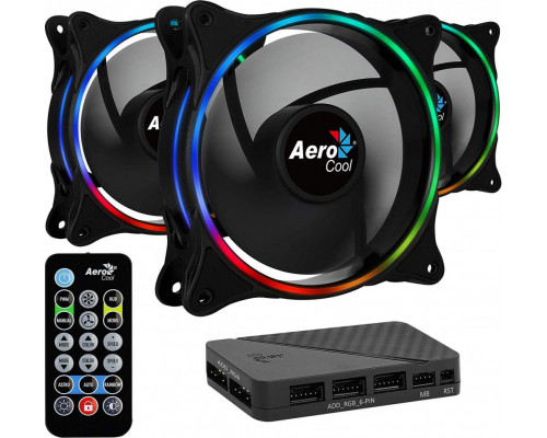 Aerocool Eclipse 12 Pro 3-pack + Hub + Pilot (ACF3-EL10217.12)
