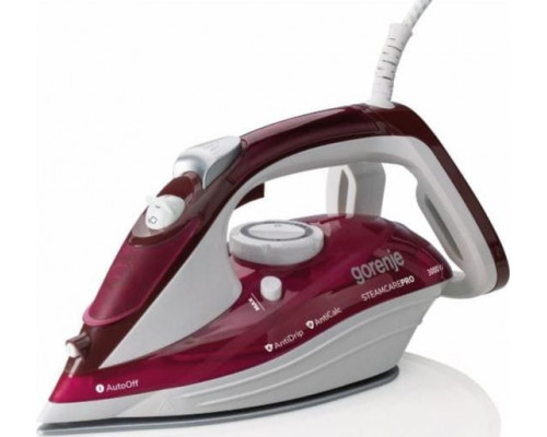 Gorenje Steam iron 3000W SIH3000RBC