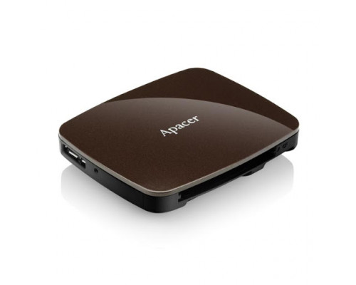 Apacer Card Reader Brown - microSD, SD, USB 3.0
