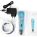 Gembird Multi-Filament 3D Printing Pen Blue (3DP-PEND3C-01)