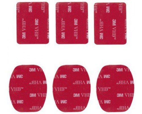 Mantona Adhesive Mounts for GoPro - 6 pieces (20891)