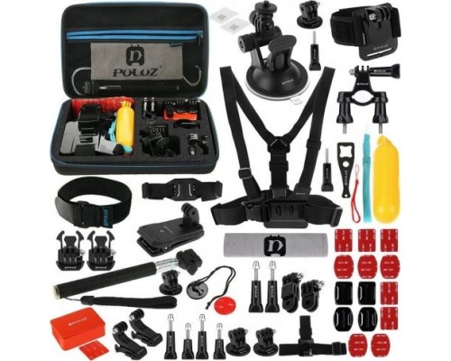 PULUZ Set of 53 Puluz accessories for PKT09 sports cameras