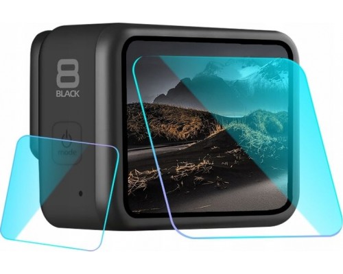 PULUZ Set 2in1 Lcd Screen Protector And Lens For Gopro Hero 8 Black
