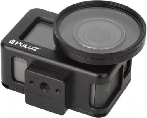 PULUZ Aluminum housing with Puluz UV filter for DJI Osmo Action