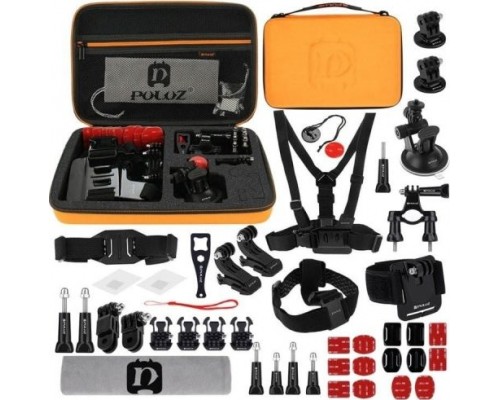 PULUZ Set of 45 Puluz accessories for PKT28 sports cameras