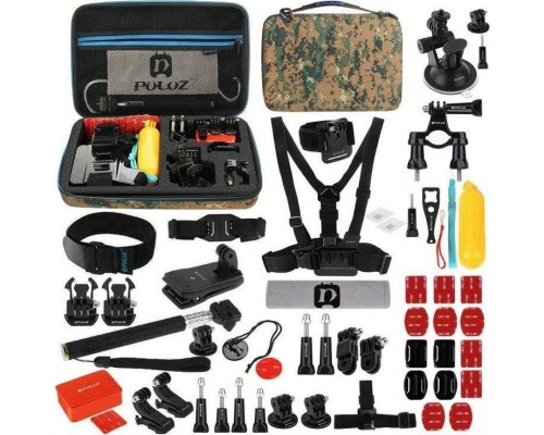 PULUZ Set of 53 Puluz accessories for PKT27 sports cameras - universal