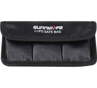 SunnyLife Carrying Case Pouch Pouch 3x Battery For Dji Osmo Action Fireproof
