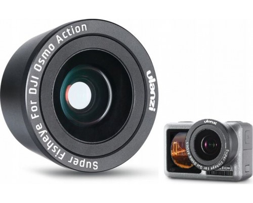 Ulanzi Lens Oa-6 Fisheye Fisheye Lens 180 For Dji Osmo Action
