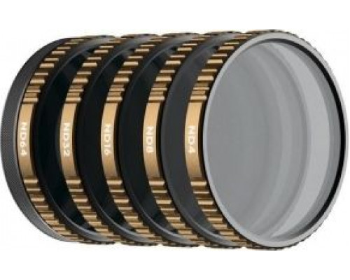 POLARPRO Set of 5 Shutter PolarPro Cinema Series Filters for DJI Osmo Action (OAC-CS-STR5PK)