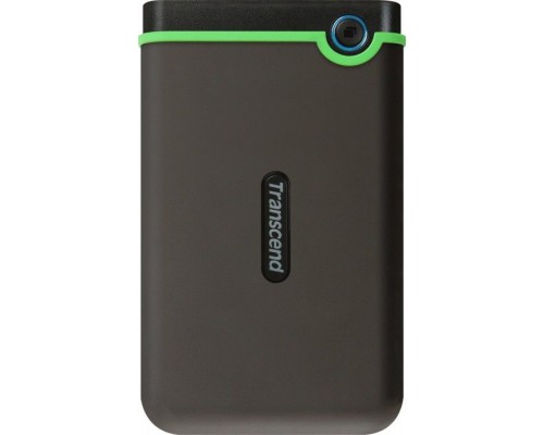 Transcend HDD StoreJet 25M3S 4 TB Black and Green External Drive (TS4TSJ25M3S)