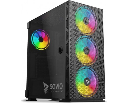 Savio Raptor X1 ARGB Mesh / Glass Case (SAVGC-RAPTORX1)