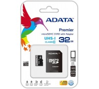 ADATA Premier MicroSDHC 32GB Class 10 UHS-I / U1 Card (AUSDH32GUICL10RA1)