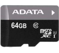 ADATA Premier MicroSDXC 64GB Class 10 UHS-I / U1 Card (AUSDX64GUICL10RA1)