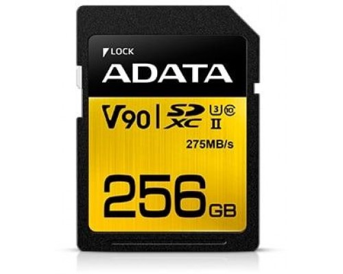 ADATA Premier One SDXC 256 GB Class 10 UHS-II / U3 V90 card (ASDX256GUII3CL10-C)