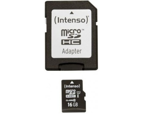 Intenso MicroSDHC 16 GB Class 10 UHS-I / U1 card (3423470)