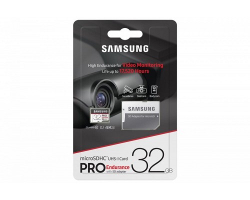 Samsung Pro Endurance MicroSDHC 32 GB Class 10 UHS-I / U1 Card (MB-MJ32GA / EU)