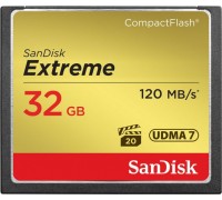 SanDisk Extreme Compact Flash 32GB Card (SDCFXSB-032G-G46)
