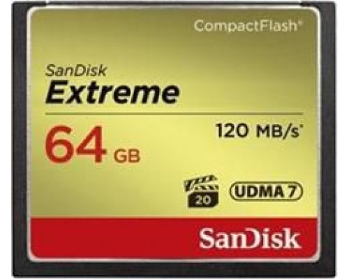 SanDisk Extreme Compact Flash 64GB Card (SDCFXSB-064G-G46)
