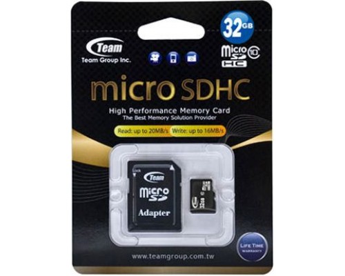 Team Group MicroSDHC 32GB Class 10 Card (TUSDH32GCL1003)
