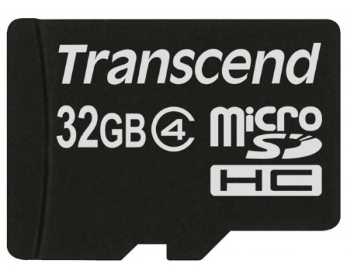 Transcend TS32GUSDC4 MicroSDHC 32GB Class 4 Card (TS32GUSDC4)
