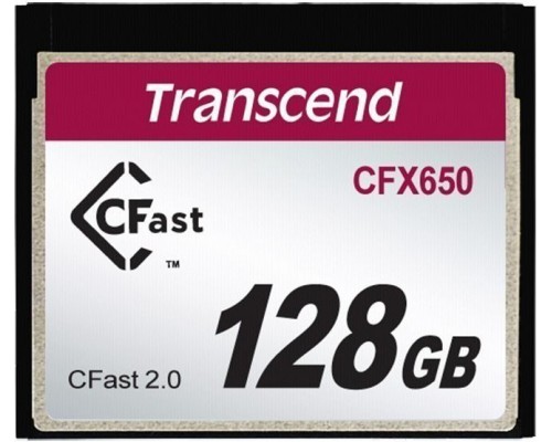Transcend CFX650 CFast 128GB card (TS128GCFX650)