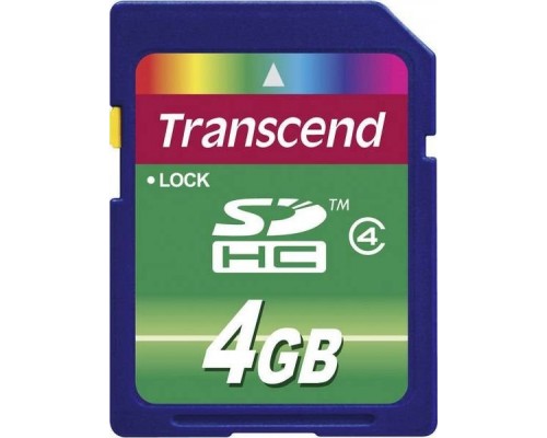 Transcend SDHC 4 GB Class 4 Card (TS4GSDHC4)