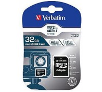 Verbatim MicroSDHC 32GB Class 10 UHS-I / U3 Card (47041)