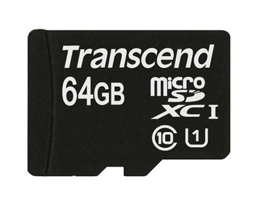Transcend Premium MicroSDXC 64 GB Class 10 UHS-I / U1 Card (TS64GUSDU1)