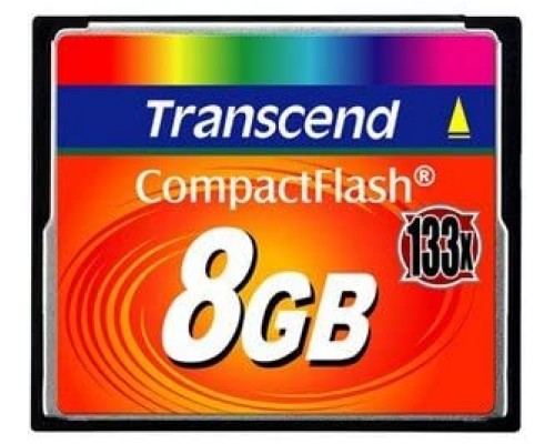 Transcend CF133 Compact Flash 8GB card (TS8GCF133)