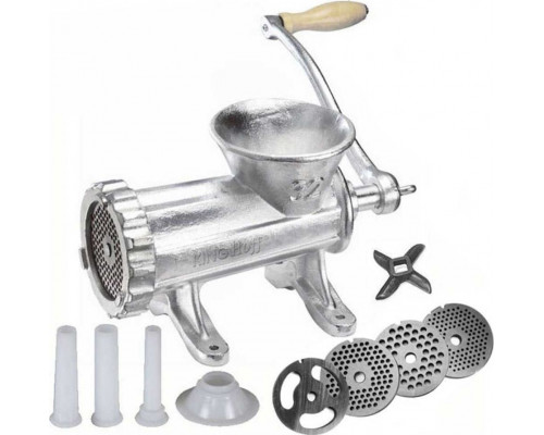 KingHoff Meat Mincer # 32 CAST IRON MACHINE + ACCESSORIES
