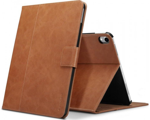 Spigen Stand Folio brown case for Apple iPad Pro 11 