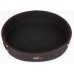 HOBBYDOG Foam bed - Black/paws 70x55