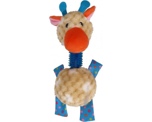 Suņu rotaļlieta YARRO Giraffe toy with a rubber neck 24cm