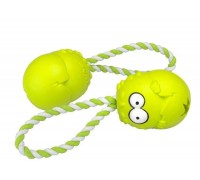 Игрушка для собаки EBI Coockoo Bumpies toy + Green Rope M 7-16kg 8.5x6.8x5.8cm
