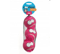 Игрушка для собаки EBI Coockoo Breezy Balls Pink L 3pcs. 7.6cm