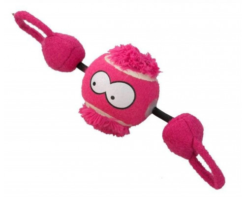 Suņu rotaļlieta EBI Coockoo Toy Ball Shoot Pink 7.8cm