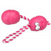 Игрушка для собаки EBI Coockoo Toy Bumpies + Rope Rose Strawberry S <9kg 7x5.6x4.8cm