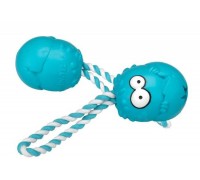 Suņu rotaļlieta EBI Coockoo Toy Bumpies + Rope Petrol Mint XL> 27kg 13x10x8.8cm