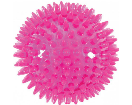 Suņu rotaļlieta Zolux Toy TPR Pop ball with spikes 13 cm pink