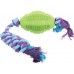 Игрушка для собаки Zolux Rugby ball with a rope of 11 cm