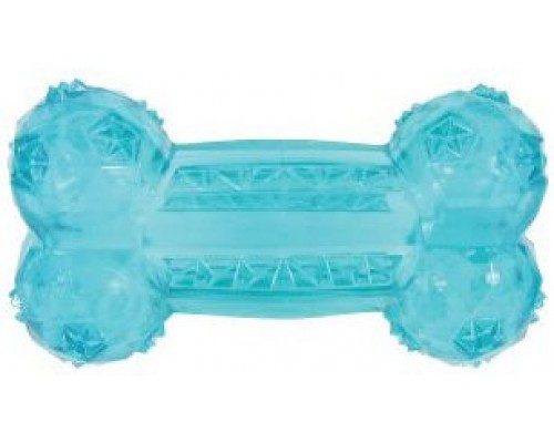 Suņu rotaļlieta Zolux Toy TPR POP bone 14 cm, turquoise