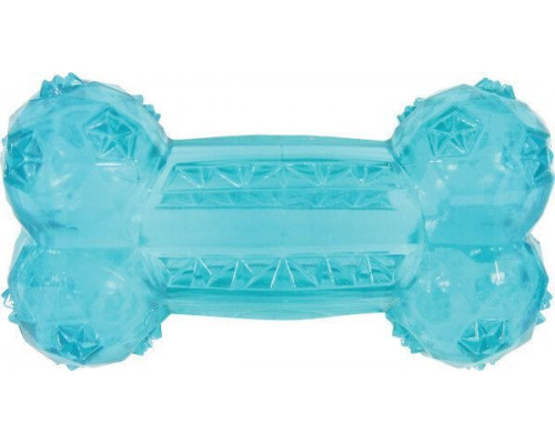 Suņu rotaļlieta Zolux Toy TPR POP bone 12 cm, turquoise color