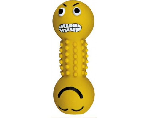 Suņu rotaļlieta Trixie Dumbbell, smiling, latex, 19cm