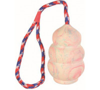 Suņu rotaļlieta Trixie RUBBER TEETHER ON ROPE 6.5cm/30cm