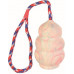 Suņu rotaļlieta Trixie RUBBER TEETHER ON ROPE 6.5cm/30cm